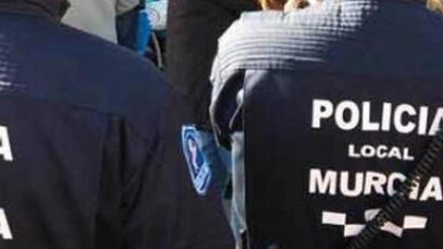 Agentes de la Policía Local de Murcia.