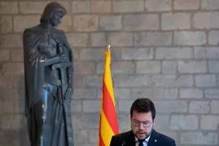 Pere Aragonès se ha despedido este martes de la Generalitat