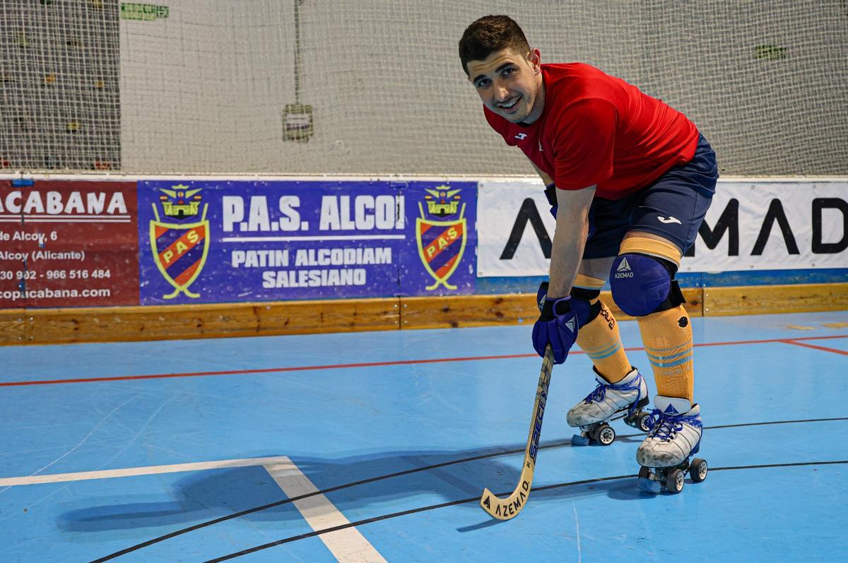 Gonzalo Pérez posa durante un entrenamiento.