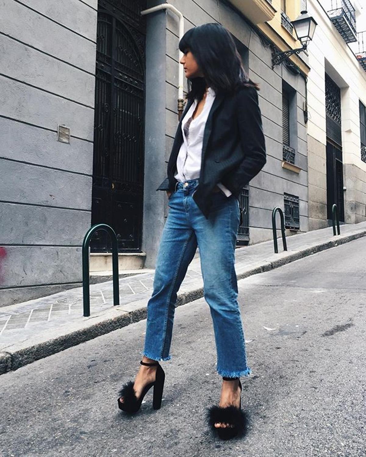 Los cropped jeans de María Bernad