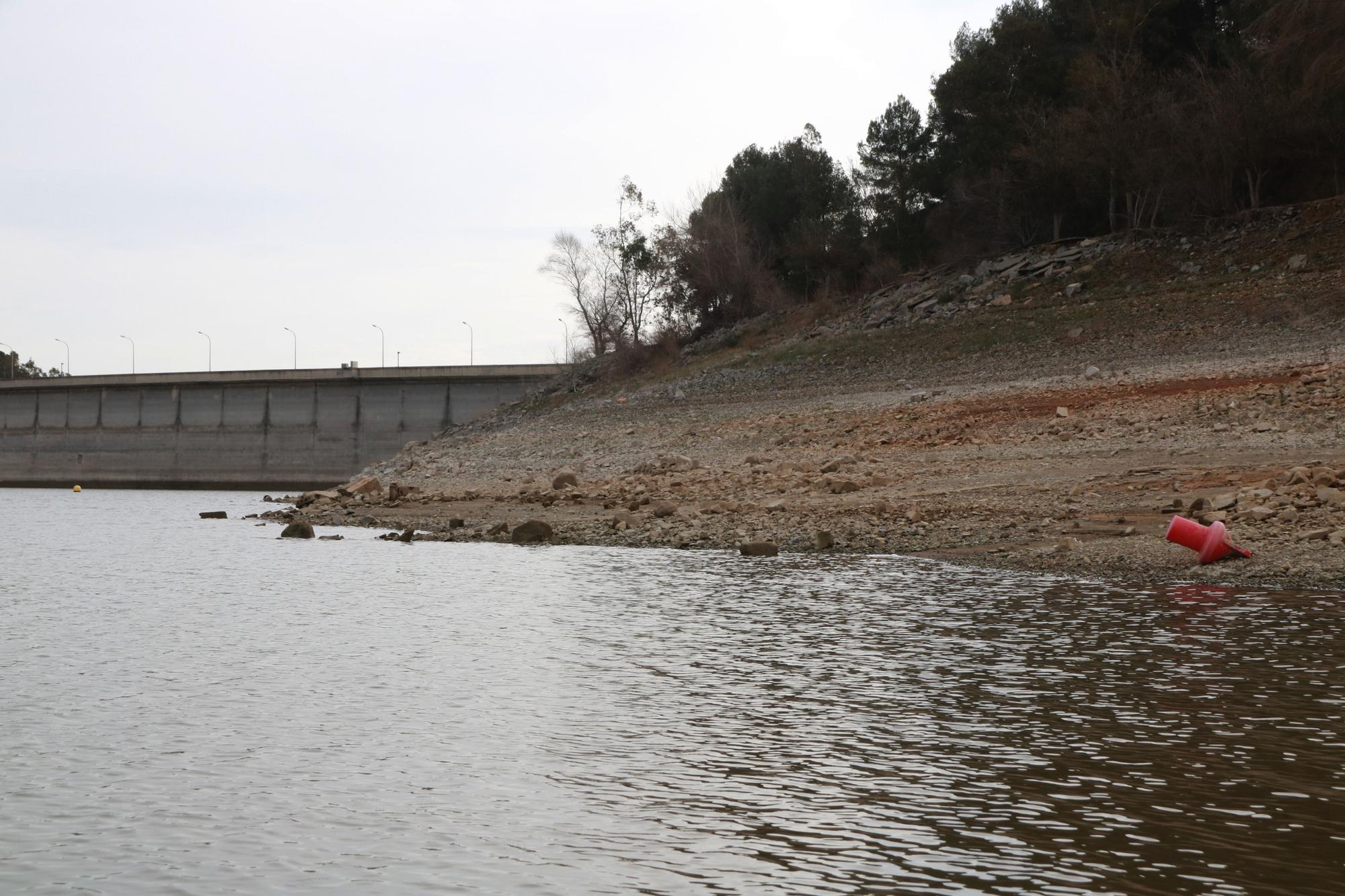 Les reserves d'aigua de Catalunya, per sota del 60%