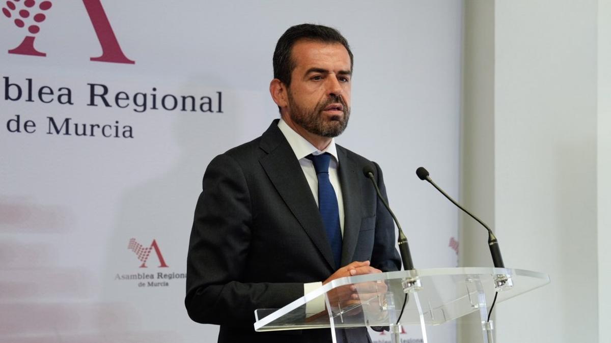 Rubén Martínez Alpañez, portavoz del Grupo Parlamentario Vox.