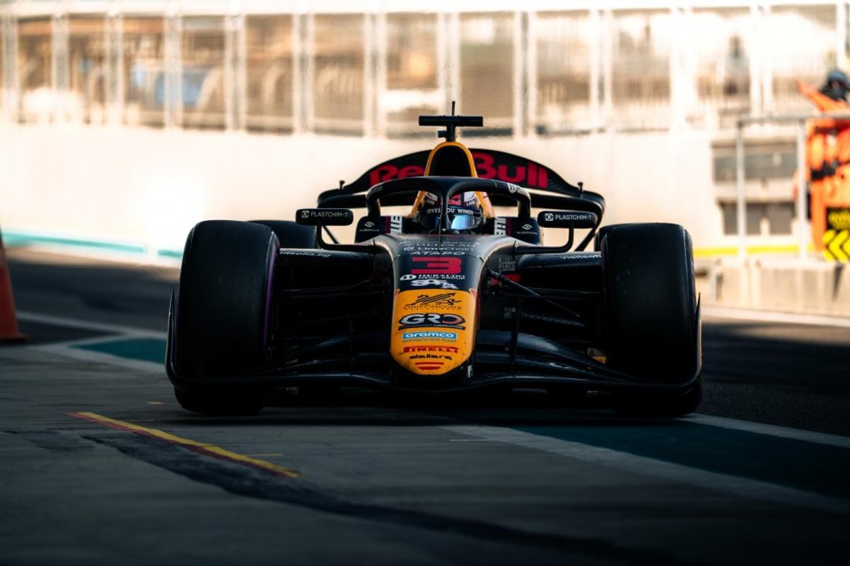 Tsolov en los test de Abu Dabi con Campos Racing