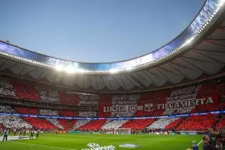 Las mejores imágenes del Atlético - Barça de Champions League