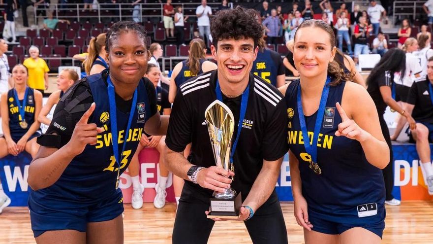 Marc Ribas Vilanova, de sa Pobla, se proclama campeón del Eurobasket U18 División B con Suecia