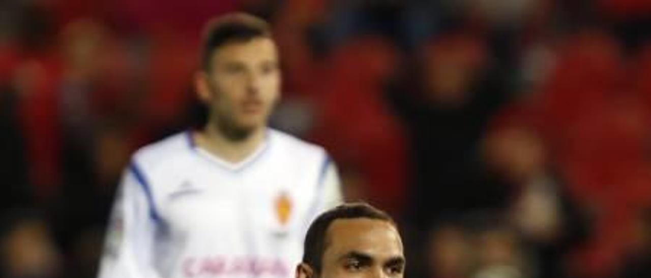 Joao Víctor durante un partido con el Real Mallorca.