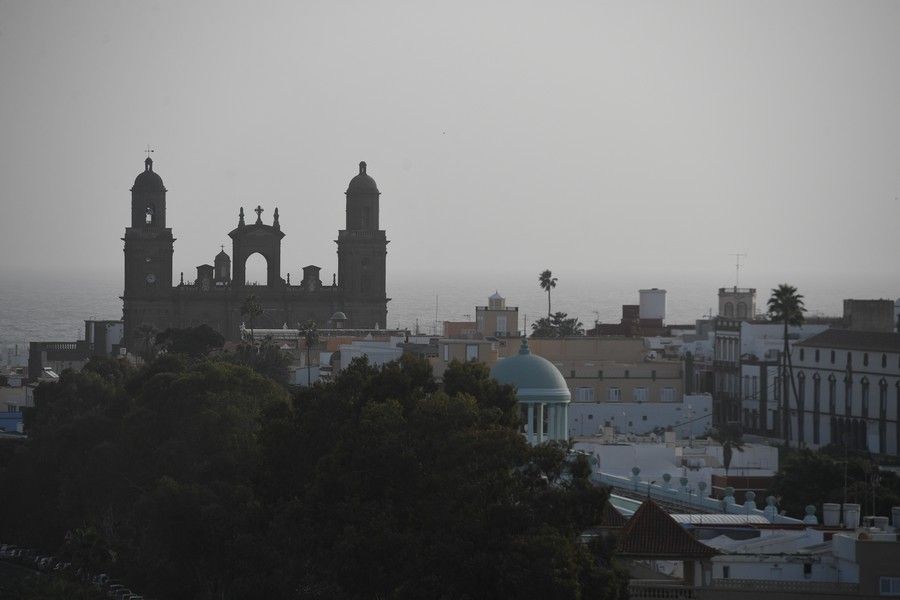 Calima en Gran Canaria (17/02/2021)