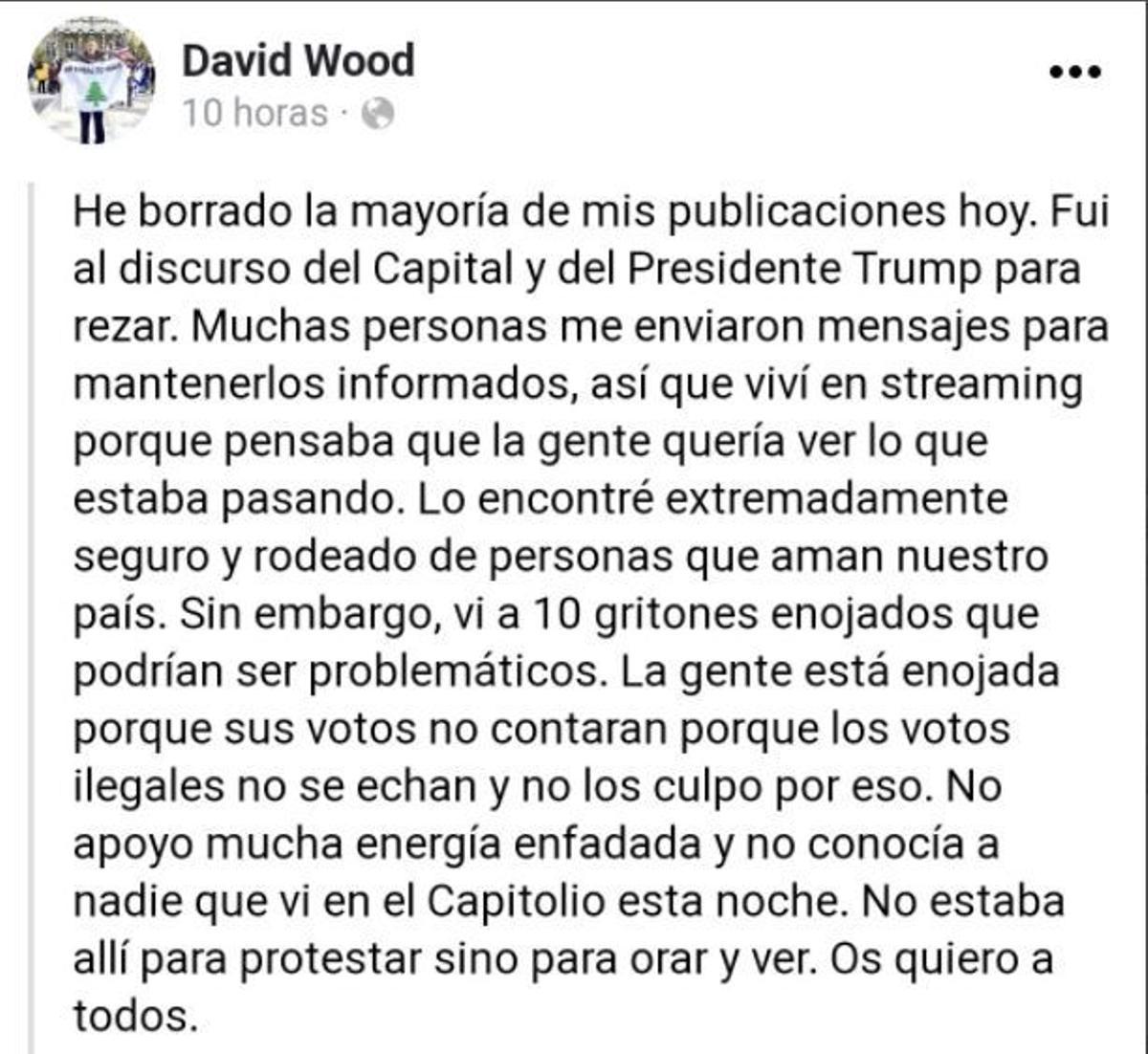 Una leyenda de la ACB, en los disturbios del Capitolio