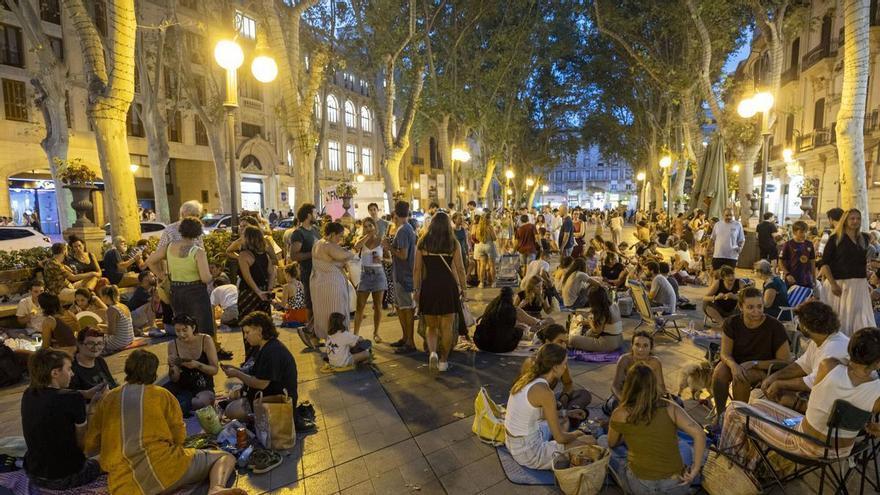 Los palmesanos recuperan el Born: "Hoy el paseo es nuestro"