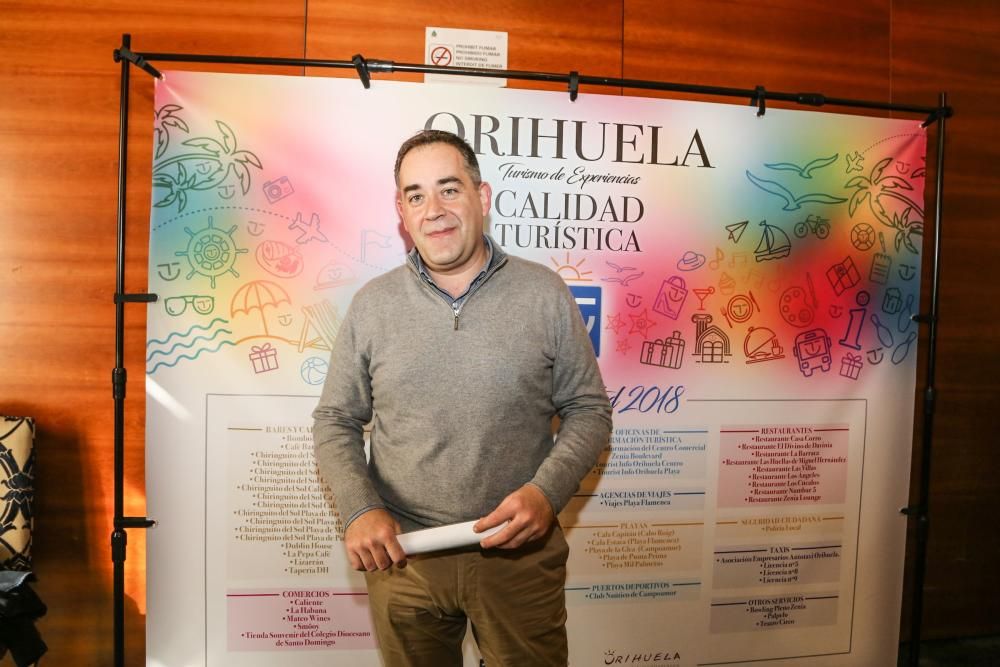 Orihuela entrega los distintivos de Calidad SICTED a sus empresas y servicios turísticos