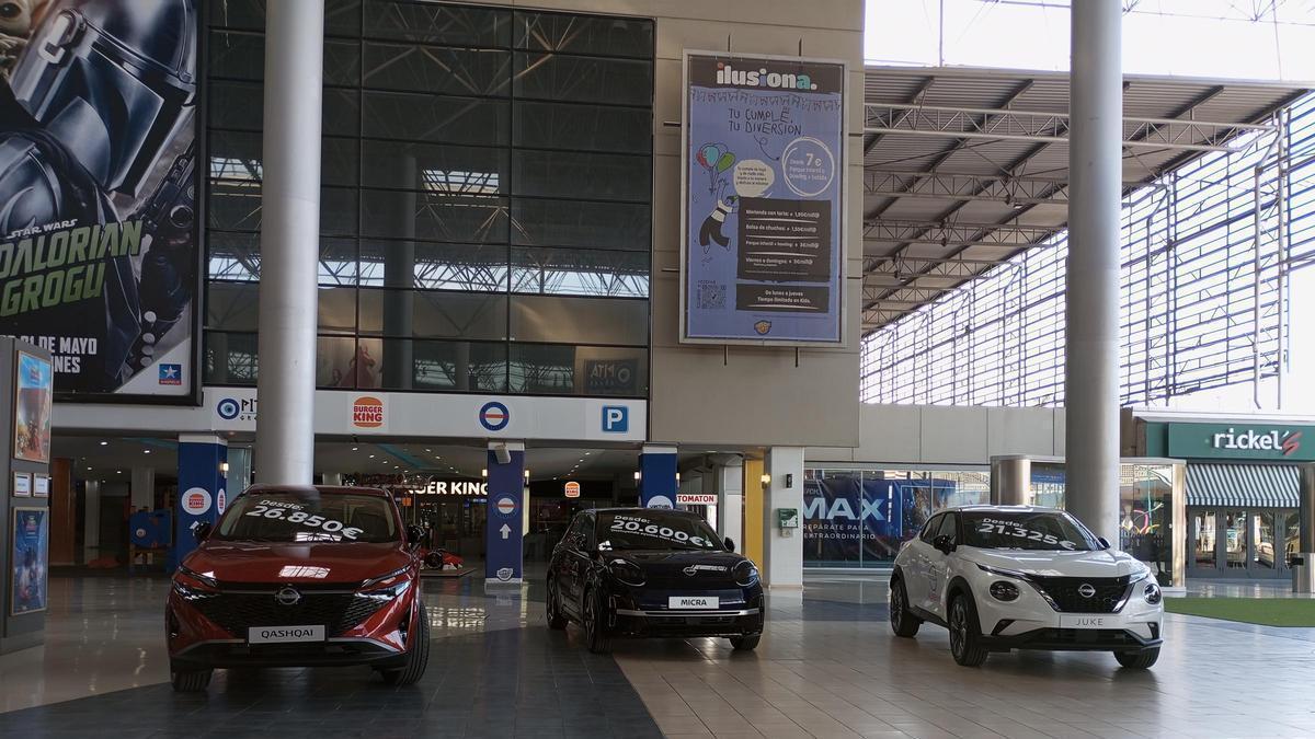 Nissan Almenar ha escogido las instalaciones de Kinépolis para mostrar el Nissan Micra eléctrico.