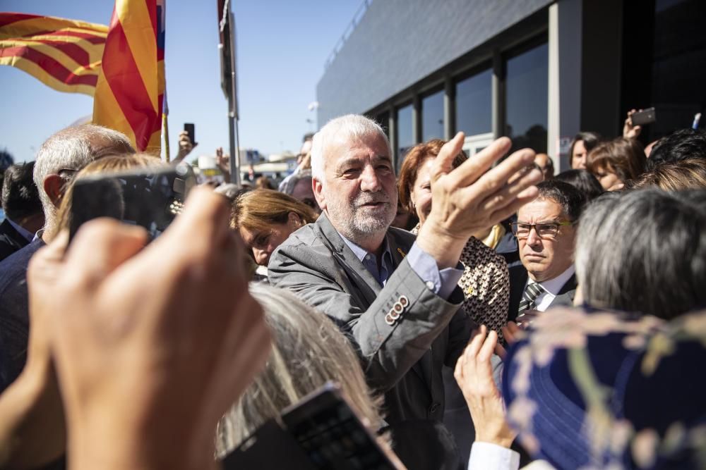 Arribada de Jami Matamala a Girona