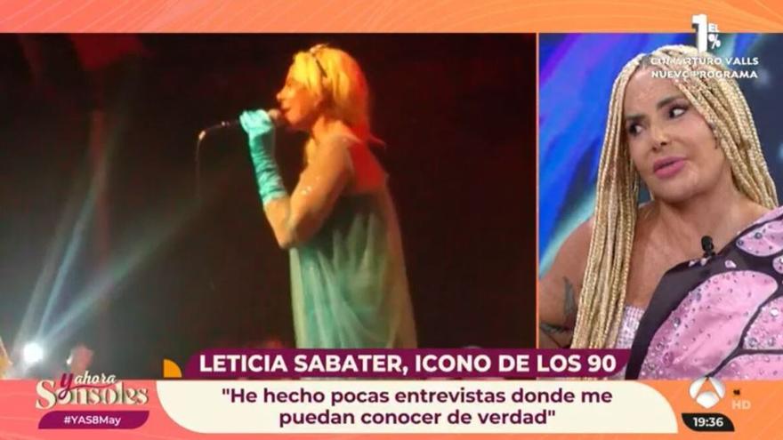 Leticia Sabater se rompe en directo: &quot;Era terriblemente fea&quot;