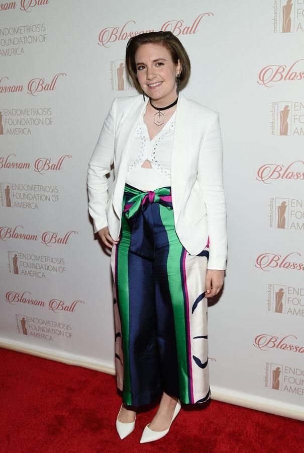 Lena Dunham en la octava edición de la Blossom Ball