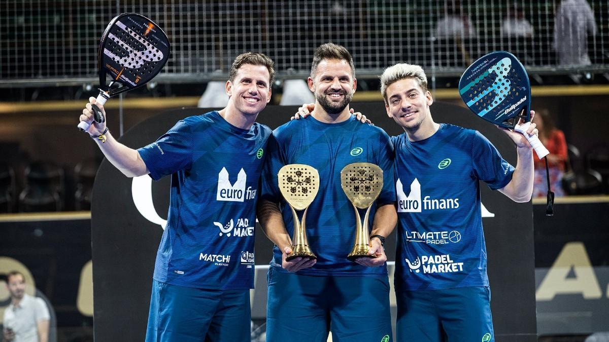 Paquito Navarro y Martín Di Nenno ganaron el primer torneo de Premier Padel