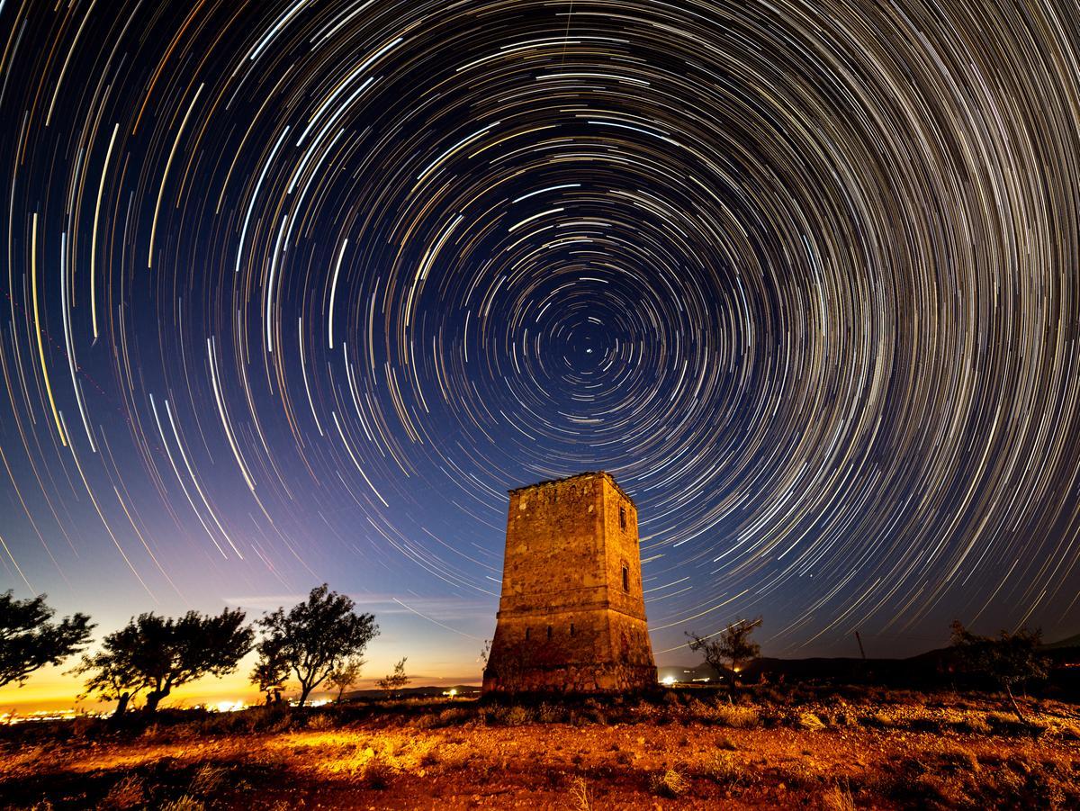 Circumpolar en la Torre del Telégrafo del Cerro de la Jedrea.