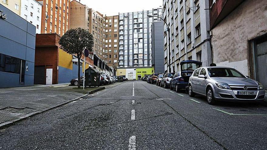 Una calle de la villa luanquina.