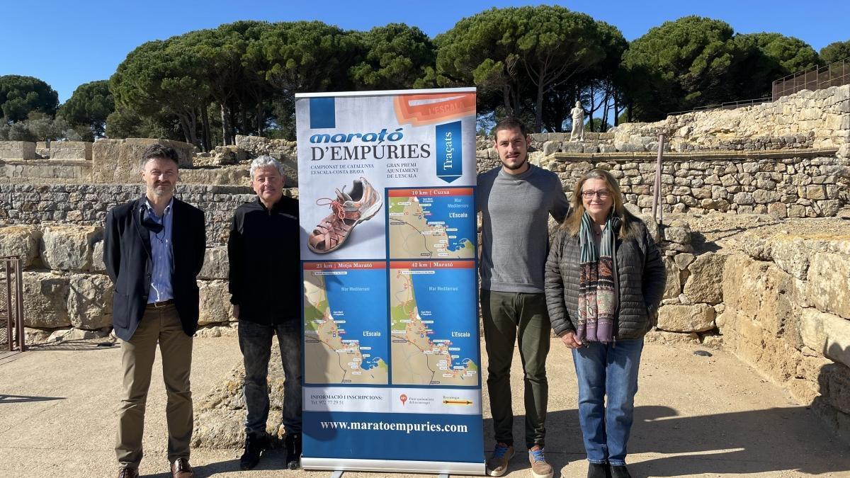 Presentació de la 17a edició de la Marató d&#039;Empúries