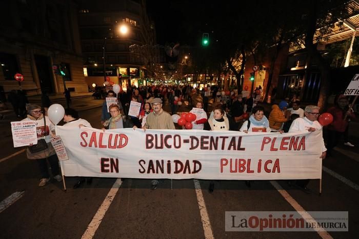 Manifestación de iDental en Gran Vía