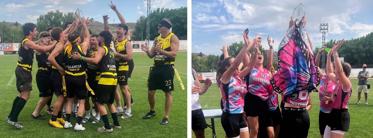 Valencia Firebats (Open) e Ibi Butterflies (Femenina) reinan en la Spanish Flag Bowl 2026.
