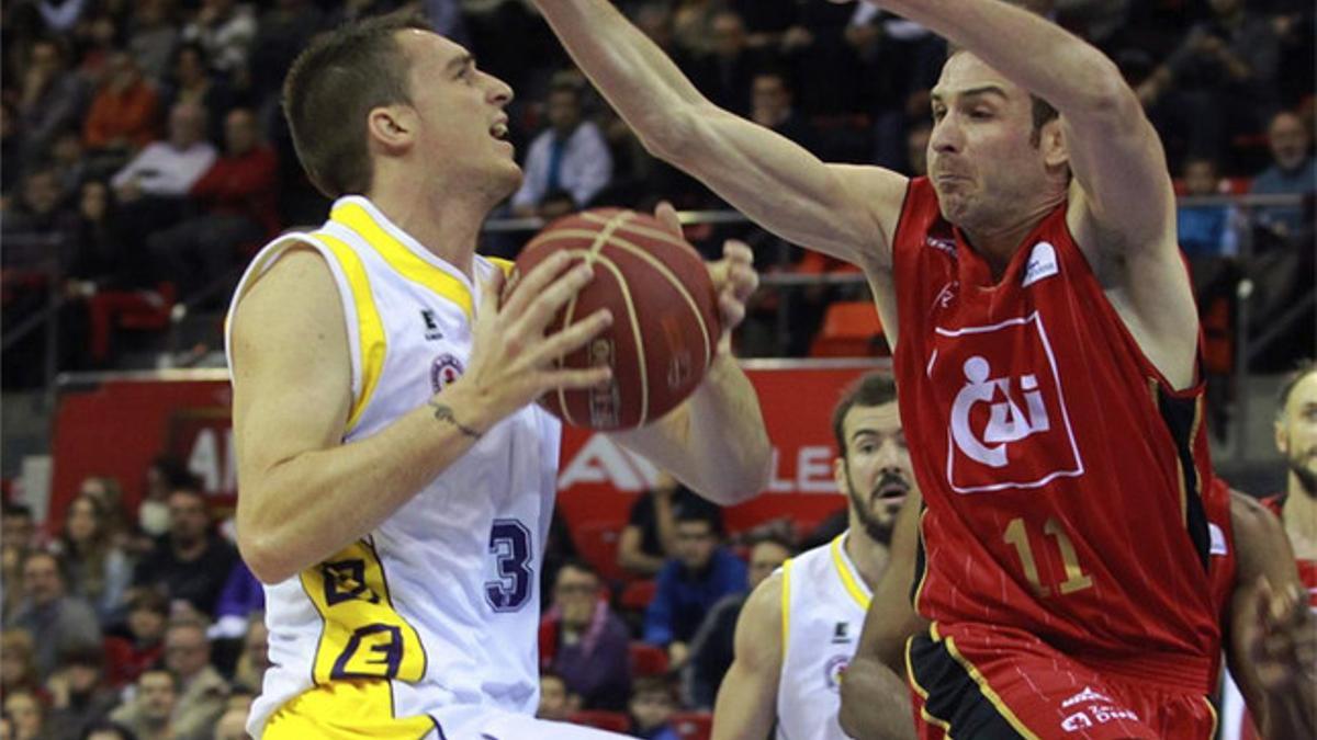 El bosnio Danilo Andjusic en un partido de la temporada pasada con la camiseta del CB Valladolid