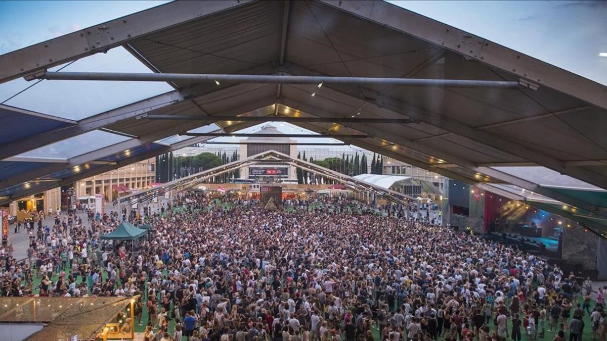 Ambiente de público en el Sónar de Día.