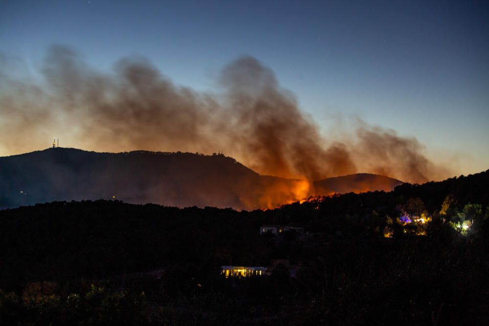 Incendio en Sant Josep