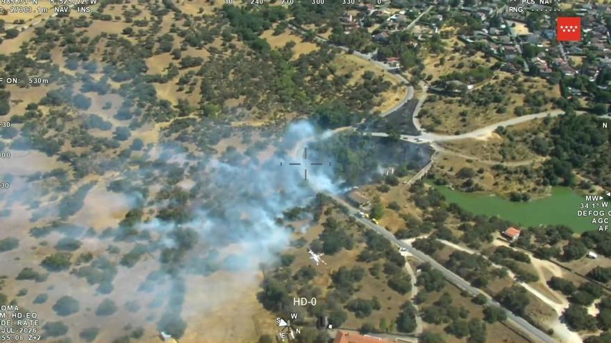 Controlado en 30 minutos un incendio forestal en Pedrezuela