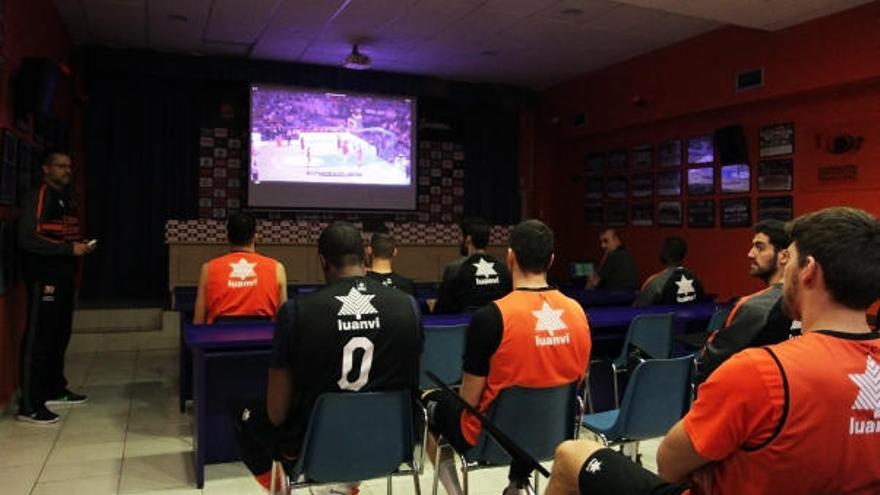 Sesión de video para el Valencia Basket