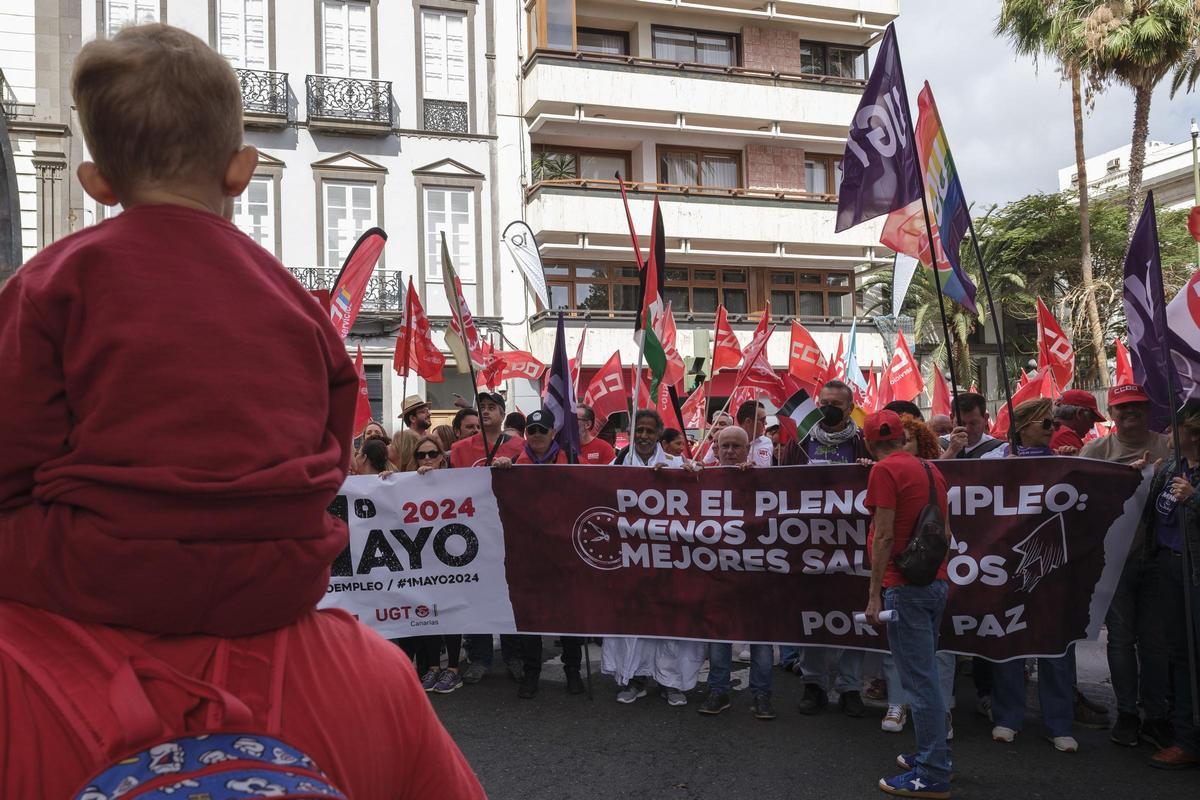 El Primero de Mayo en Canarias dice a la patronal que ya es hora de que arrime el hombro