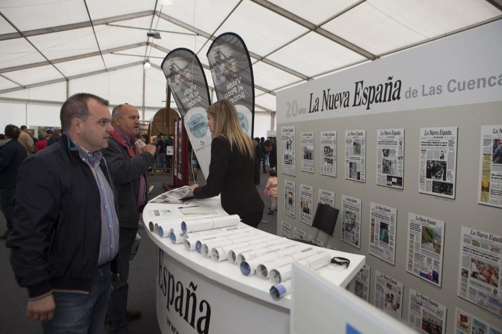 Inauguración de la feria de turismo minero en el pozo Sotón de Hunosa