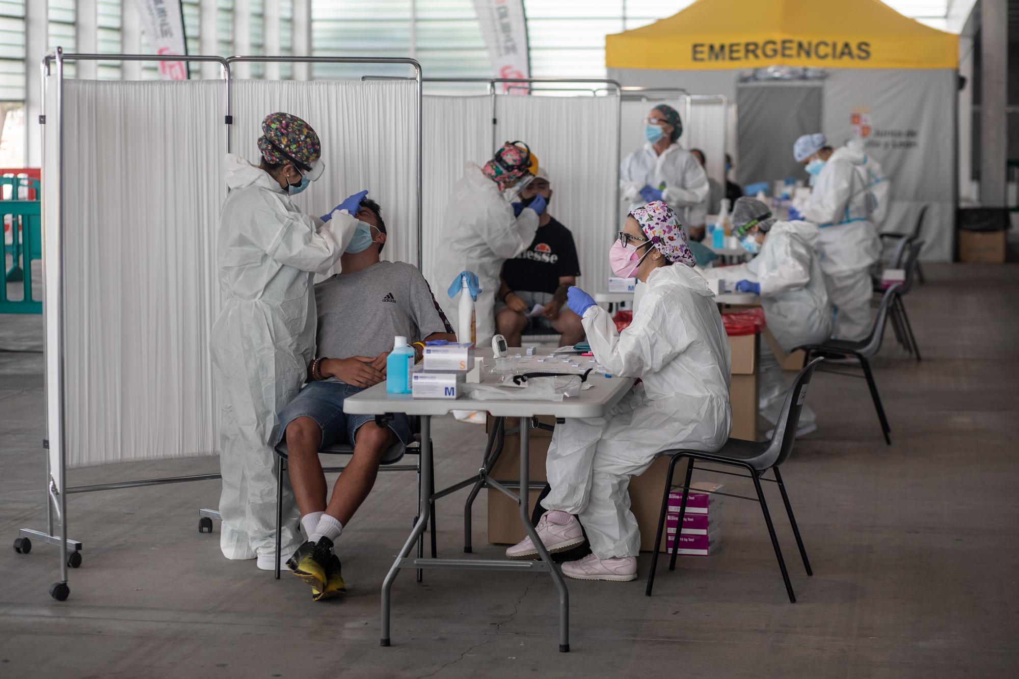 GALERÍA | El cribado masivo de jóvenes en Zamora