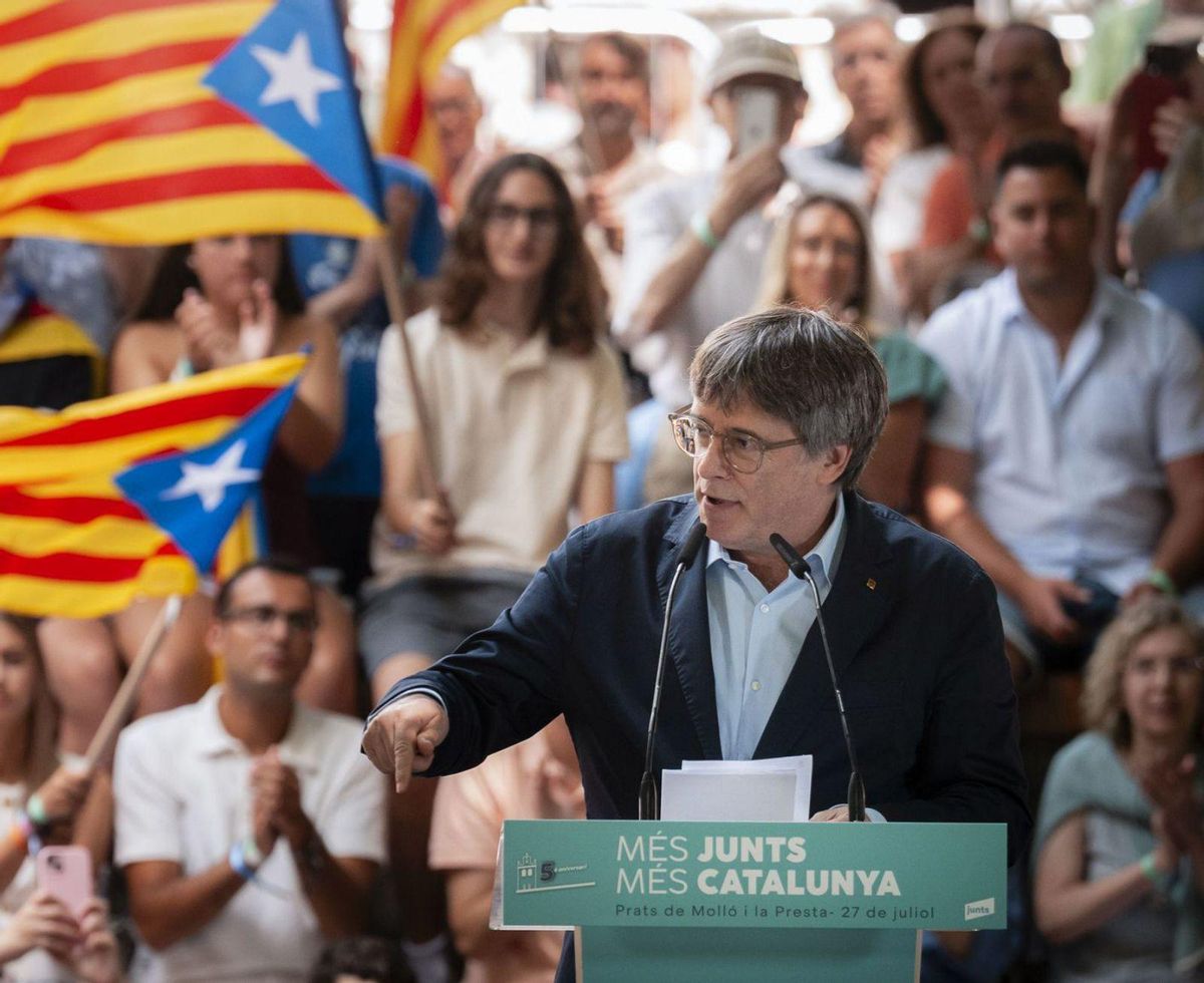 Puigdemont avisa Sánchez que no doni per descomptat el seu suport