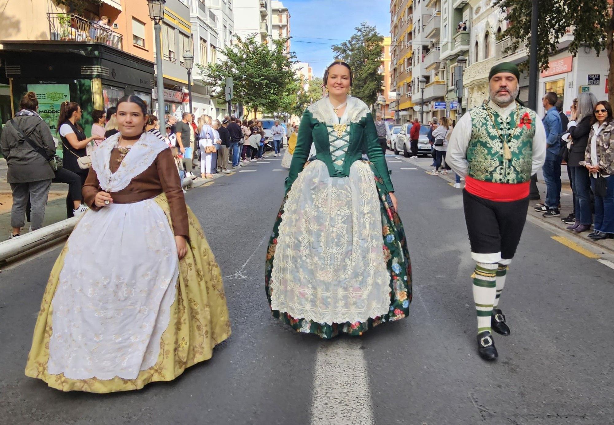 Las comisiones el Marítim, protagonistas en el Homenaje a la Senyera