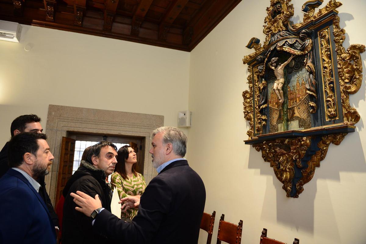 El obispo de Plasencia, que presidirá la misa por San Fulgencio, en el ayuntamiento.