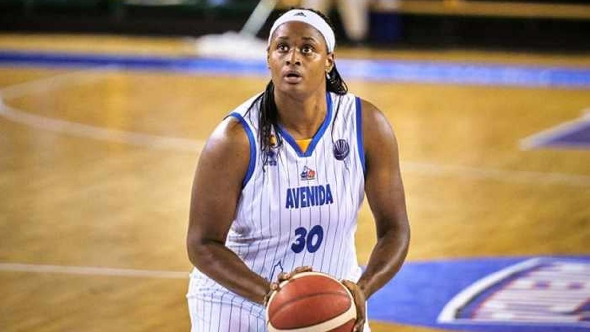 Shante Evans, en su etapa en el Perfumerías Avenida Salamanca