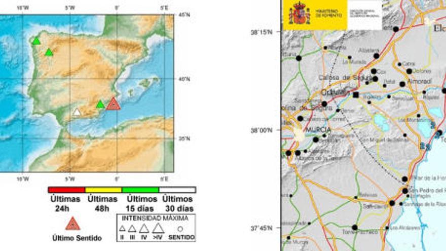 Datos del terremoto que ofrece el Instituto Nacional de Geografía