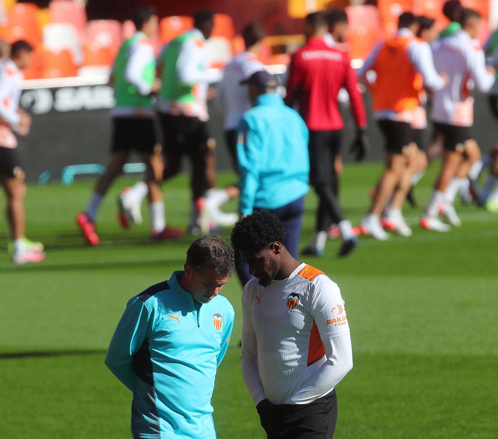 Así ha sido el entrenamiento del Valencia de hoy