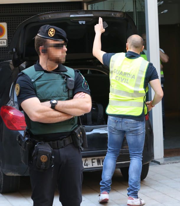 Escorcoll policial del domicili que Sandro Rosell té a Barcelona