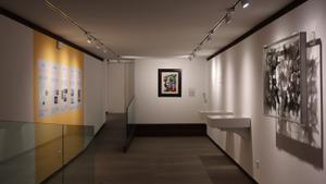 Obras de homenaje a Pierre Matisse, en la Galería Mayoral de Barcelona.