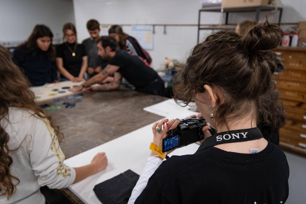 Alumnado del ITAEB en La Massana.