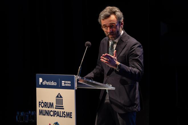 Aitor Moll, consejero delegado de Prensa Ibérica, en el I Fòrum Municipalisme