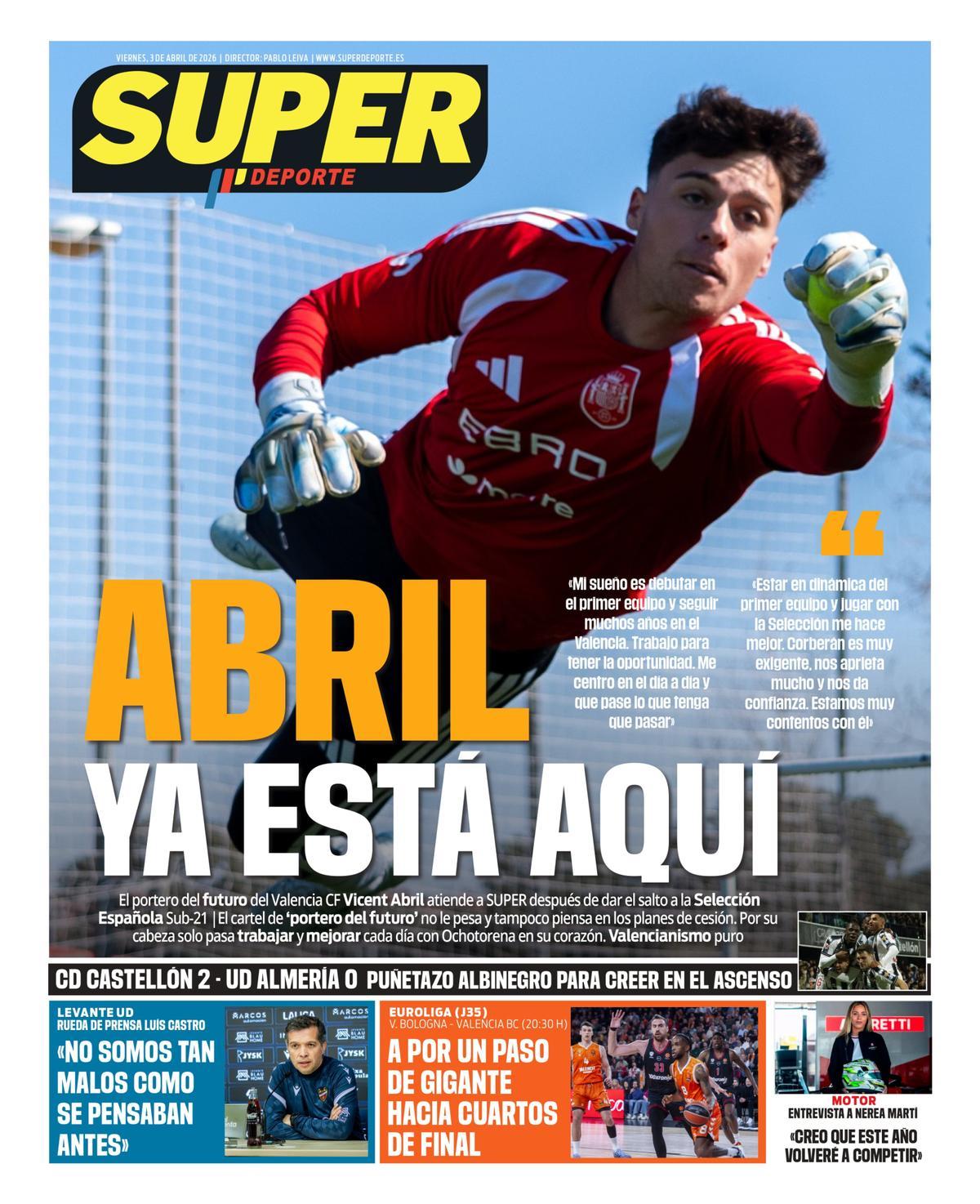 Estas son las portadas de la prensa deportiva de hoy