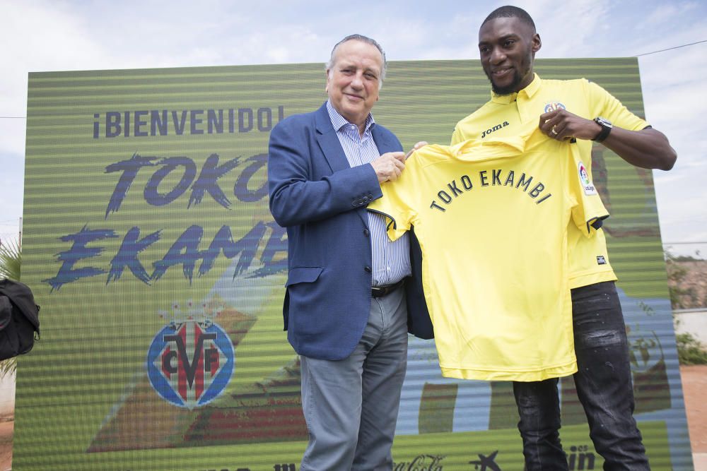 Presentación de Toko Ekambi en el Villarreal CF