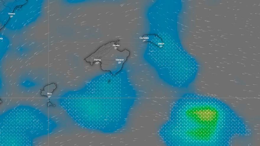 Radar meteorológico en directo | Alerta por lluvias en Mallorca