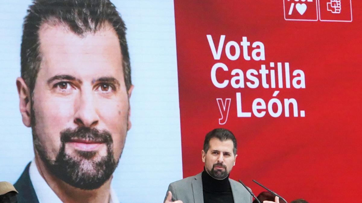 El candidato del PSOE a la Presidencia de la Junta, Luis Tudanca.