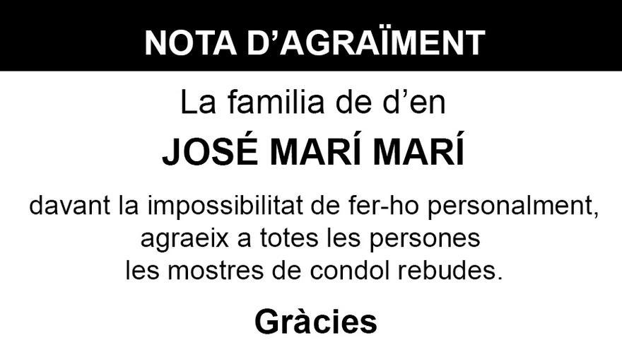 Nota José Marí Marí