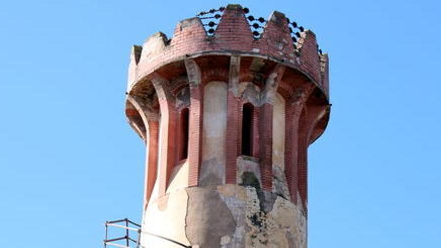 Pla mig de la part alta de la Torre de l&#039;Aigua de la finca de Can Jorba.