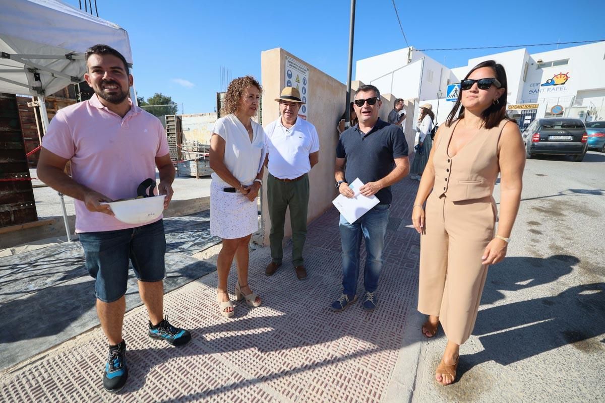 Galería: visita a las obras de la nueva escoleta de Sant Rafel