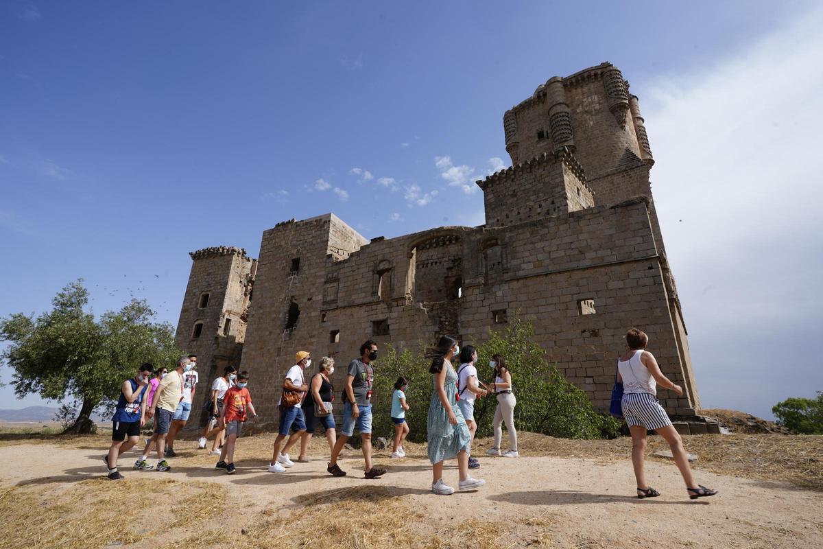 El castillo de Belalcázar ha recuperado las visitas de público.